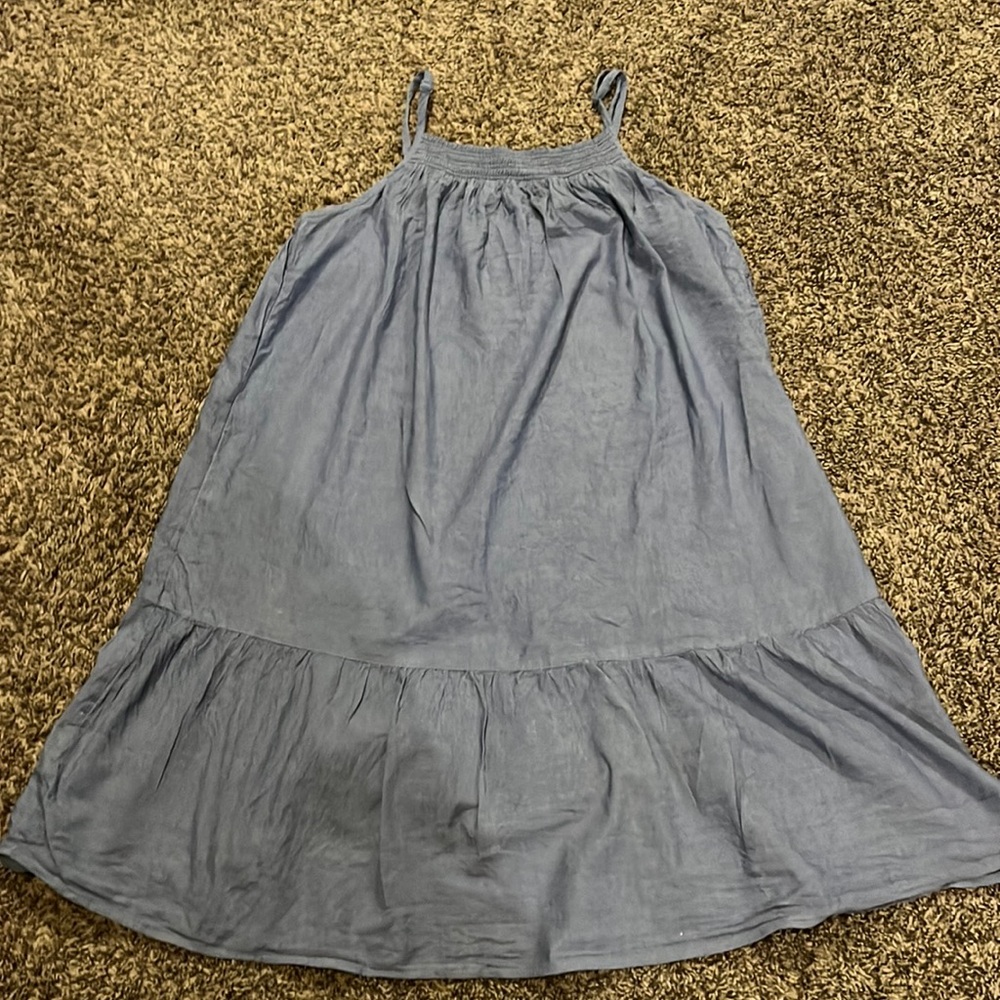 Chambray Blue Dress